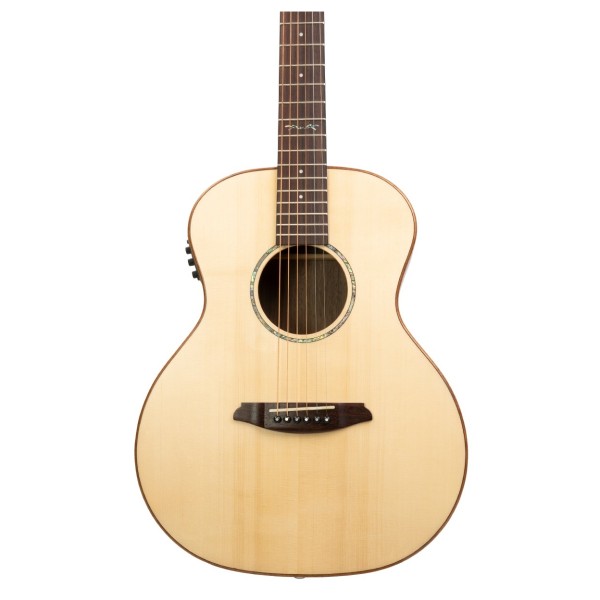 Ferndale Gam3-e-s-rw Electro Solid Spruce Top Rosewood Back And Sides - Front close up