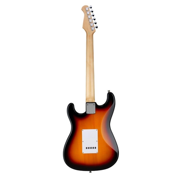 Antiquity St1 Electric Guitar, 3-tone Sunburst - Rear