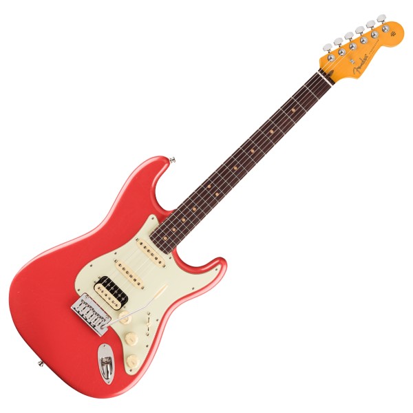 Fender American Ultra Luxe '60s Stratocaster HSS RW, Fiesta Red - front