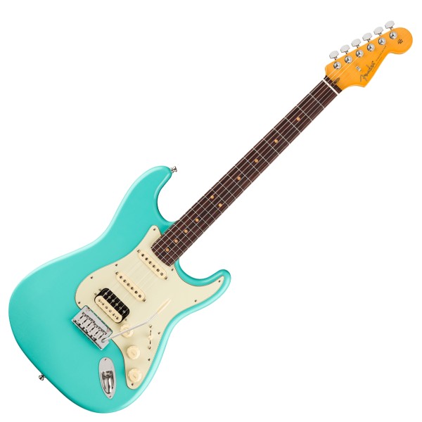 Fender American Ultra Luxe '60s Stratocaster HSS RW, Sea Foam Green - front