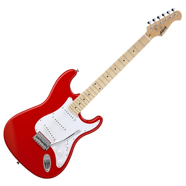 Antiquity St1 Electric Guitar, Red - front