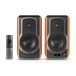 Edifier S1000W Wireless Hi-Fi Active Bookshelf Speakers (Pair), Brown - font square on