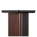 Edifier SS03 Speaker Stands (Pair), Brown - Top plate, amgled