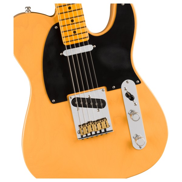Fender American Ultra Luxe '50s Telecaster MN, Butterscotch Blonde - body 