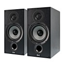 ELAC Debut B6.2 Vinyl Bookshelf Speaker (Pair), Black Ash