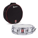 Premier Artist 14" x 4" Steel Snare Drum, Chrome & Soft Case