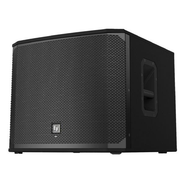 Electro Voice EKX-18SP Powered 18" Subwoofer, Front Angled Left