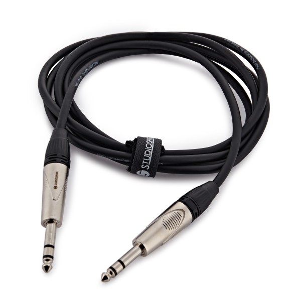 6.35mm (M) TRS Cable by Studiospares
