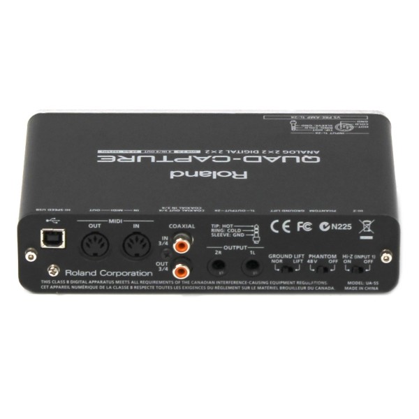 Roland UA-55 Quad-Capture Audio Interface - Secondhand at Gear4music