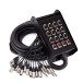 Studiospares 12 XLR/4 Jack Stage Box & Snake, 8m