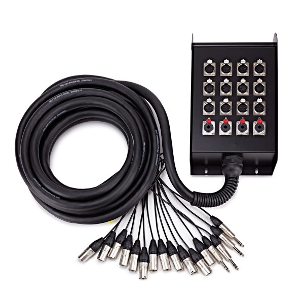 Studiospares 12 XLR/4 Jack Stage Box & Snake, 8m