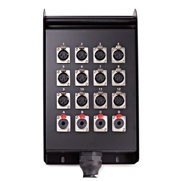 Studiospares 12 XLR/4 Jack Stage Box & Snake, 8m