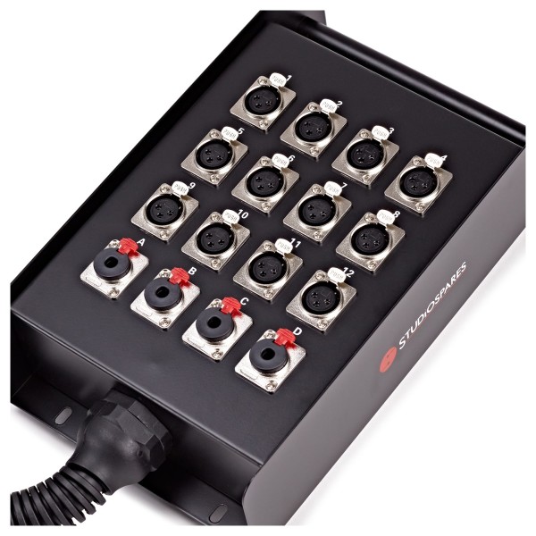 Studiospares 12 XLR/4 Jack Stage Box & Snake, 8m