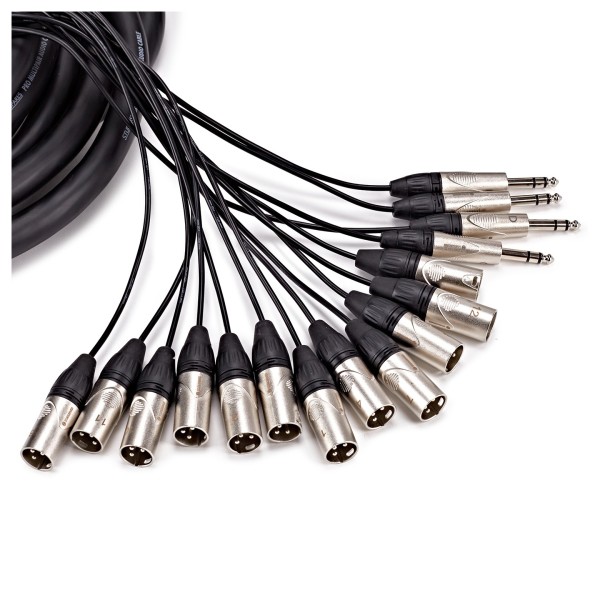 Studiospares 12 XLR/4 Jack Stage Box & Snake, 8m