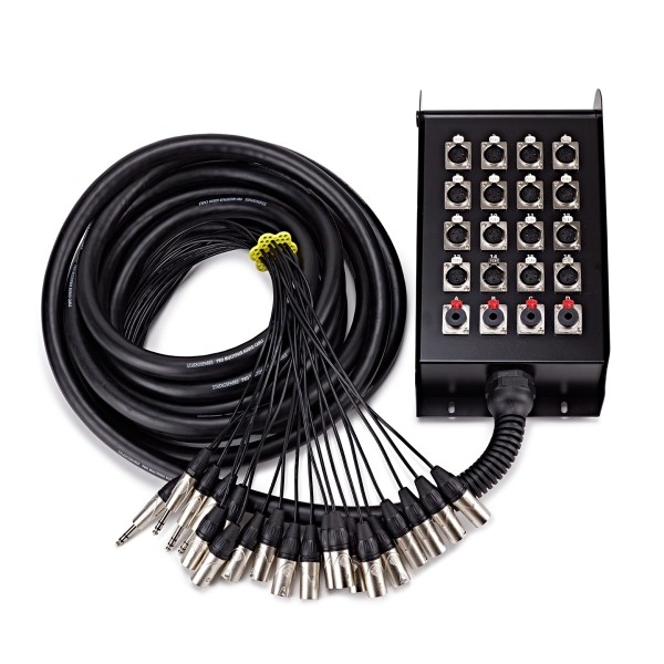 Studiospares 16 XLR/4 Jack Stage Box & Snake, 8m