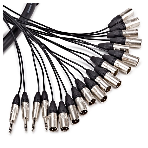 Studiospares 16 XLR/4 Jack Stage Box & Snake, 8m