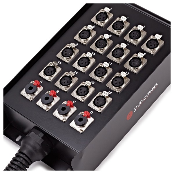 Studiospares 16 XLR/4 Jack Stage Box & Snake, 8m