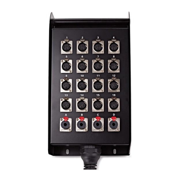 Studiospares 16 XLR/4 Jack Stage Box & Snake, 8m