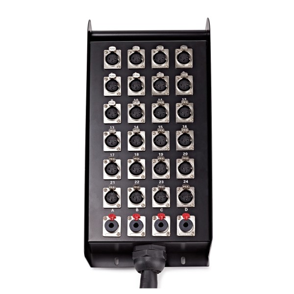 Studiospares 24 XLR/4 Jack Stage Box & Snake, 15m
