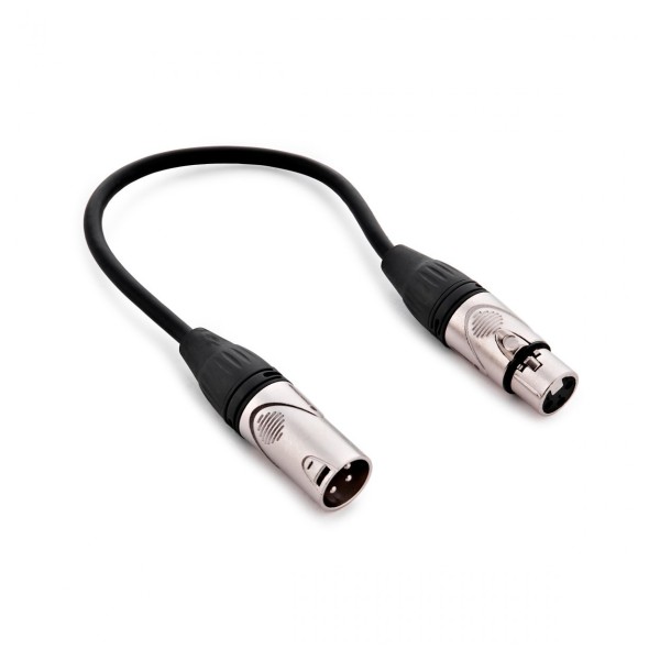 Studiospares XLR (M) - XLR (F) Patch Cable, 30cm