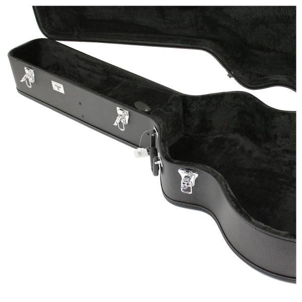 Tourtech Acoustic Bass Guitar Case - Open