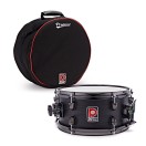 Premier Artist 12" x 6" Birch Snare Drum & Soft Case, Stealth Black