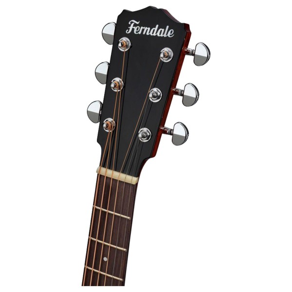 Ferndale Ga3-ce Grand Auditorium Spruce Bocote - headstock 