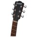 Ferndale Ga3-ce Grand Auditorium Cutaway Electro Mahogany Sapele - headstock 