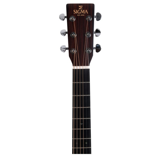 Sigma 000MC-15E 15 Series Solid Mahogany Electro Acoustic Guitar - headstock 