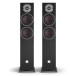 DALI OBERON 5 Floorstanding Speakers (Pair), Black Ash Front View 2