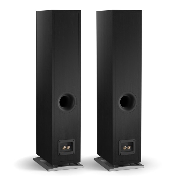 DALI OBERON 5 Floorstanding Speakers (Pair), Black Ash Back View