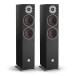 DALI OBERON 5 Floorstanding Speakers (Pair), Black Ash Front View