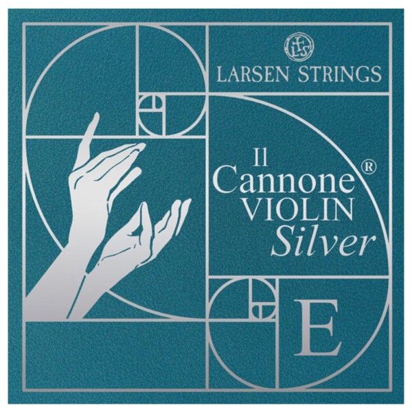 Larsen Il Cannone Silver Violin E String, 4/4