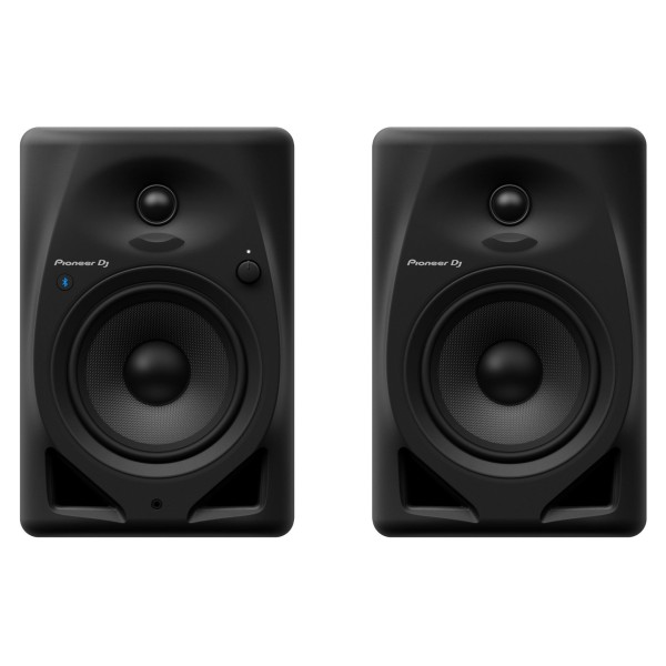 Pioneer DJ DM-50D-BT Bluetooth Monitor Speakers, Black - Front