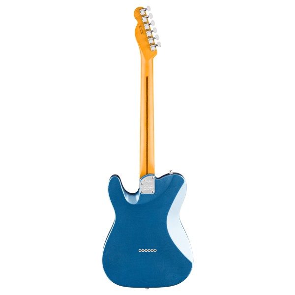 Fender American Ultra Luxe '60s Telecaster Custom RW, Lake Placid Blue - back 