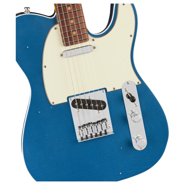 Fender American Ultra Luxe '60s Telecaster Custom RW, Lake Placid Blue - body 