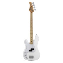 Antiquity AQ-L Basgitara pre ľavákov, biela