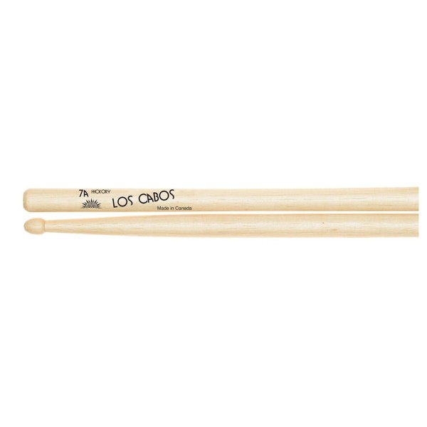 Los Cabos 7A Hickory Wood Tip Drumsticks