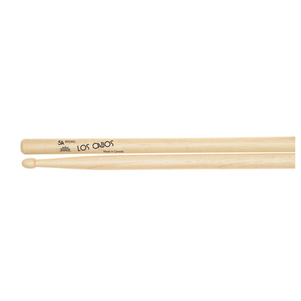 Los Cabos 5A Intense Hickory Wood Tip Drumsticks