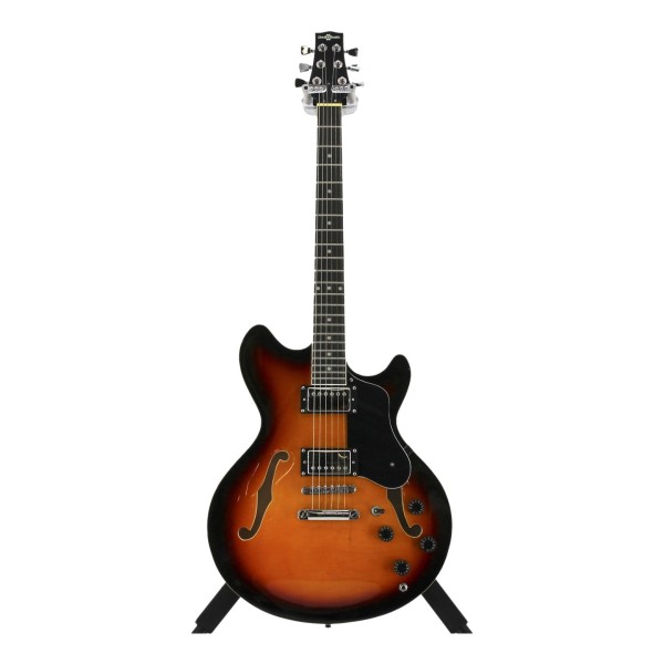 San Francisco Semi Acoustic Guitar by Gear4music, Sunburst - Secondhand