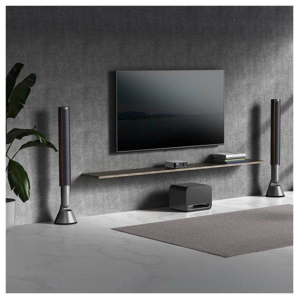 WiiM Sub Pro Subwoofer, Black - lifestyle -7