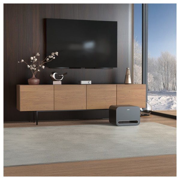 WiiM Sub Pro Subwoofer, Black - lifestyle -6