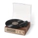 Crosley Miles Bluetooth Turntable, Walnut - Angled