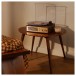 Crosley Miles Turntable, Walnut - Lifestyle