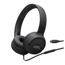 JBL Tune 520C USB-C On-Ear Headphones, Black