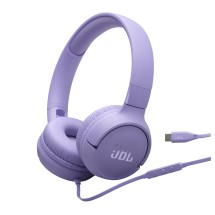 JBL Tune 520C USB-C On-Ear Headphones, Purple