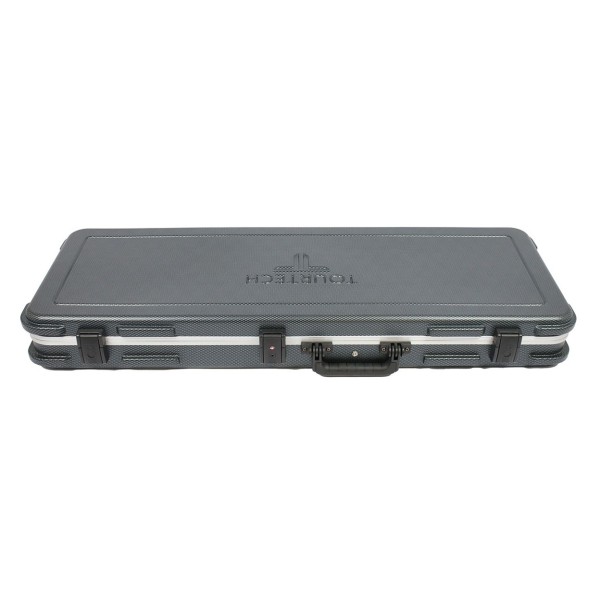 Tourtech Pro Series ABS Electric Guitar Tsa Case (Double Color Diamond Grain) - Front Closed