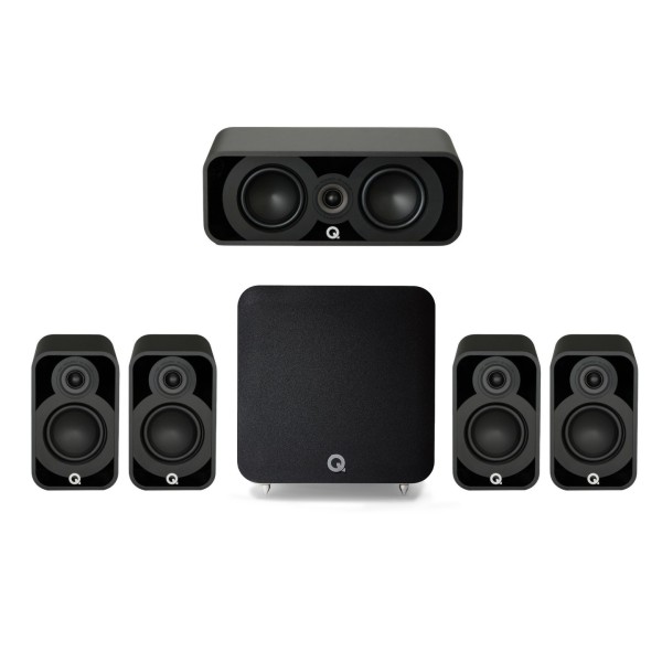 Q Acoustics Q 5000 Series 5.1 Surround Sound Speaker Package, Black - main 