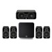Q Acoustics Q 5000 Series 5.1 Surround Sound Speaker Package, Black - main 