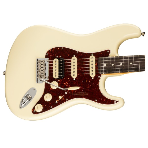 Fender American Pro II Stratocaster HSS RW, Olympic White - Body View